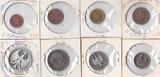 1 PFENNIG 1966 WEST GERMANY RARE 8 DIF PROOF COINS SET  - 5 MARK YEAR G