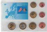 2 EURO 2006 ISLE OF MAN PROBE PATTERN ESSAI 8 DIF UNC SET 0.01 -  YEAR