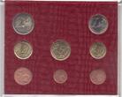 2 EURO 2008 VATICAN 8 DIF UNC COINS SET 0.01 -  YEAR POPE BENEDICT XVI MINT PACK