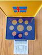 1 CENT ALAND FINLAND 9 DIF UNC SET  - 5 EURO PATTERN ESSAI PROVA COA BOX