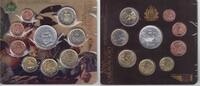 1 CENT 2010 SAN MARINO 9 DIF UNC COINS SET  - 5 EURO SILVER YEAR MINT CARAVAGGIO
