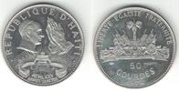 50 GOURDES 1974 HAITI SILVER  PROOF COIN YEAR KM#123 HOLY YEAR  59.57 £55.40 £  +  7.45 £ shipping