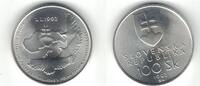  100 KORUN 1993 SLOVAKIA SILVER  UNC COIN YEAR KM#16 INDEPENDENCE  36.49 £33.93 £  +  7.45 £ shipping