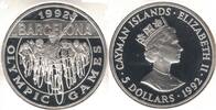  1992 CAYMAN ISLANDS SILVER PROOF 5$ COIN YEAR KM#110 OLYMPIC BARCELONA ... 73.72 £68.56 £  +  7.45 £ shipping