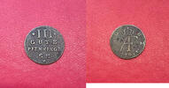 ALLEMAGNE. Mecklembourg-Strelitz, monnaie de 3 pfennigs 1793 Adolphe-Frédéric IV -