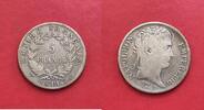 Belle monnaie Napoléon Ier, 5 Francs 1814 W au revers EMPIRE Etat TB+/TTB -