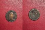 Monnaie royale Louis XV 1/2 Sol Buste enfantin 1720 S (Reims) TB-/TB -