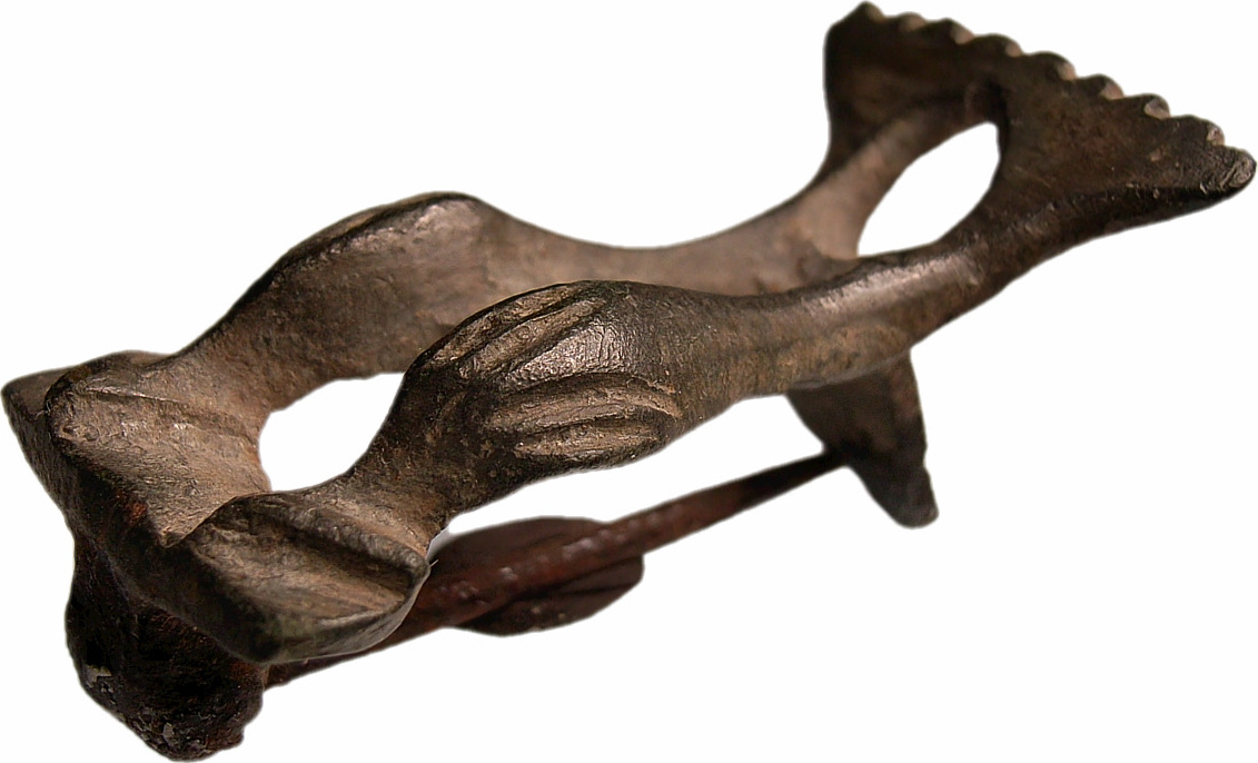 Peraperis Bronze or Silver | Cloak Pin | Fibula | Pennanular Horseshoe Brooch Bronze