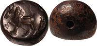 Sassanid stamp seal with horse, seal bead collection Sassanid Empire -