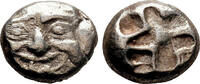 Greek Drachma PARION (Mysia) AR Drachma. VF+. Circa 500-475 BC. Gorgoneion. -