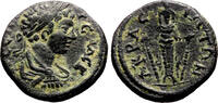 AE19 AD 197-209 Roman Provincial AKRASOS (Lydia) AE19. Geta. EF-. Artemis. EF-