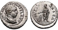Roman Empire AD 218-219 ELAGABALUS AR Denarius. EF. Emperor. SCARCE!