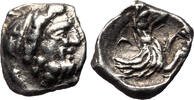 Greek Obol LARANDA (Lycaonia) AR Obol. VF+/EF-. 4th century BC. Wolf. -