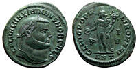 Roman Empire AD 300-301 GALERIUS MAXIMIANUS AE Follis. EF. Antioch mint. GENIO POPVLI ROMANI.