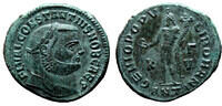 Roman Empire AD 300-301 CONSTANTIUS I CHLORUS AE Follis. EF. Antioch. Genio.