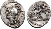 Roman Republic Denarius 100 BC P. Servilius M.f. Rullus AR Denarius. EF-... 173.39 £  +  13.87 £ shipping