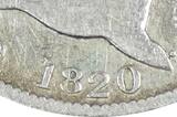 1 Shilling -Fehlprägung- Great Britain , Silbermünze 1 Shilling 1820 --ERROR Coin-- KM.666 ss , -0173- ss , judge by the pictures