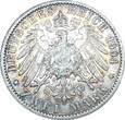 Kaiserreich, Preussen 2 Mk. 2 Mark Münze 1904 A -Kaiser Wilhelm II König von Preussen- , ss , J.102 -0649- please judge by the pictures