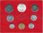 8 Mz. 1977 ? Vatikan Kursmünzensatz 1977 , KMS mit 8 Münzen bfr - stgl , Anno XV unc , 1 to 1-