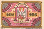 Notgeld DE 50 Pf. Notgeld Kaufmännischer Verein Oels 1008.1 , 50 Pfennig Schein in kfr. o.D. SLN -