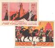 Serienscheine DE 2 Scheine kpl. Notgeld Stadt Königsberg , Set mit 2 Scheinen in kfr. o.D. Brandenburg -