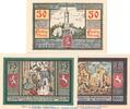 Serienscheine DE 3 Scheine kpl. Notgeld Nieder Marsberg 971.2 , Set mit 3 Scheinen in kfr. von 1921 , Westfalen -