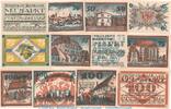 Serienscheine DE 12 Scheine kpl. Notgeld Sparkasse Neumarkt 952.1 , Set mit 12 Scheinen in kfr. von 1921 , SLN -