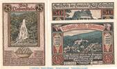 Notgeld DE 3 Scheine kpl. Notgeld Gemeinde Liebenstein 799.1, Set mit 3 Scheinen in kfr. o.D. Thüringen -