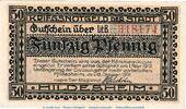 DE 50 Pf. Notgeld Stadt Hildesheim , 50 Pfennig Schein in kfr. Tieste 3030.10.10 von 1918 -