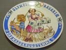 Deutschland Grosser Wandteller/Sammelteller - Olympia Bavarie - Das Masskrugstemma - München -
