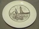 Laboe, Deutschland Olympia Grosser Wandteller/Sammelteller - Olympiade Kiel 1972 - Laboe 24,5 cm - -