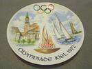 Deutschland Olympia Wandteller/Sammelteller - Olympiade Kiel 1972 - 19 cm -