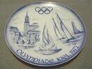 Deutschland Olympia Wandteller/Sammelteller - Olympiade Kiel 1972 - 19,5 cm -