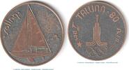 Tallinn Olympia Medaille Olympische Sommerspiele in Moskau , Tallinn 1980 - Sailing - 5 cm -