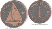 Tallinn Olympia Medaille Olympische Sommerspiele in Moskau , Tallinn 1980 - Star - 5 cm -
