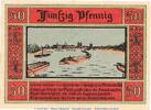 Seriennotgeld 50 Pf. Nr.2 Notgeld Stadt Aken 8.3 , 50 Pfennig -WZ- Nr.2 in kfr. von 1921 , Sachsen Anhalt -