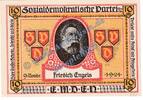 Notgeld 10 Pf. Emden , Notgeld 10 Pfennig -Engels- in kfr. M-G 336.1 Seriennotgeld 1921 NDS -
