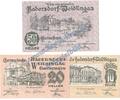 Notgeld AT 3 Scheine kpl. Hadersdorf , Notgeld Set mit 3 Scheinen in kfr. K-K 326 Notgeld 1920 Nieder AT -