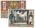 Serienscheine DE 1 Mk. Nr.2 Jena , Notgeld 1 Mark Schein Nr.2 -o.Drfa- in kfr. M-G 657.1.b , Thüringen 1921 -