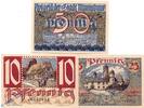 Serienscheine DE 3 Scheine kpl. Notgeld Montabaur , Set mit 3 Scheinen in kfr. Mehl Grabowski 898.1 , von 1920 -