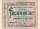 Inflation DE 50.000 Mk. Coblenz , Notgeld 50.000 Mark Schein in kfr. Keller 865.c , Rheinland von 1923 -