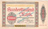 Inflation DE 100.000 Mk. Neuwied , Notgeld 100.000 Mark Schein in gbr. Keller 3903.c , Rheinland 1923 -