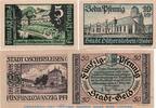 Serienscheine DE 4 Scheine kpl. Oschersleben Notgeld M/G 1028.3 , Set mit 4 Scheinen in kfr. 1921 -