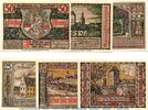 De 6 Scheine kompl. 6 x Notgeld der Stadt Querfurt 1090.1-2 , 6 Scheine , 2 Sets in kfr. 1921 -