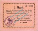 Notgeld 1914/15 1 Mk. Schildberg , Notgeld 1 Mark Schein in gbr. Diessner 355.2.a , Posen von 1914 -