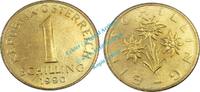 Österreich 1 Schilling Münze Österreich - Austria , 1 Schilling von 1990 -2. Rep.- , WMZ0127 -