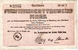 Inflation DE 500.000 Mk. Westerburg , Banknote 500.000 Mark Schein in s-gbr. Keller 5579.a , Hessen 1923 -