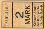 2 Mk. 1918 Großnotgeld 1918 DE Essen , Notgeld 2 Mark Schein unc-kfr. Geiger 140.05 , Rheinland o.D. Grossnotge 1- , RS. Fleck
