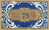 Notgeld AT 75 Heller -Gold/blau- St.Aegidi , Notgeld 75 Heller -Gold und Blau- in kfr. K-K S875.VII , Notgeld o.D -