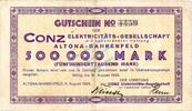 Inflation 1923 DE 500.000 Mk. Altona , Banknote 500.000 Mark gbr. Keller 082.a , Schleswig Holstein 1923 Infla -